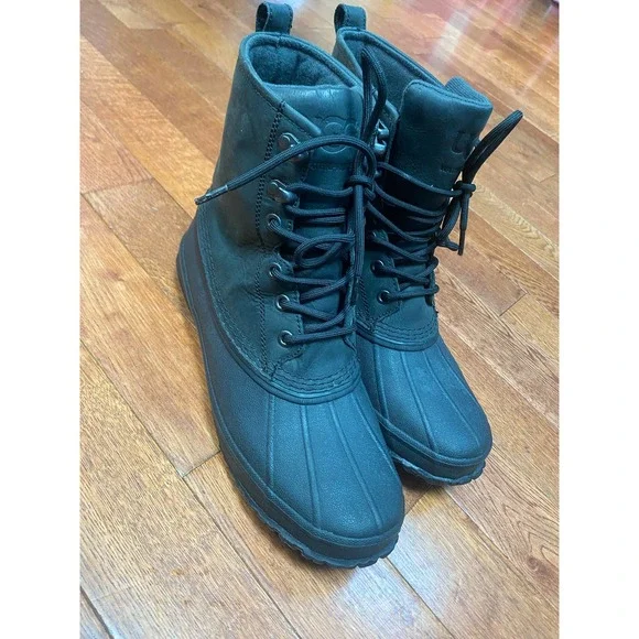 UGG Shoes Ugg Yucca Mens Black Stout Boot Size Poshmark